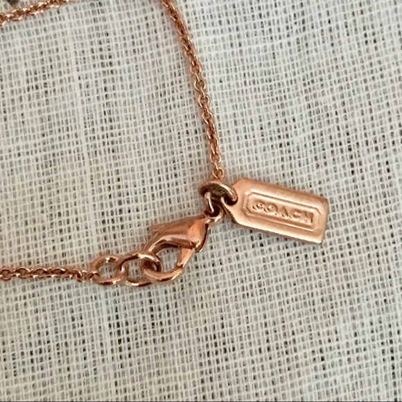 🔥GONE TMRO Coach Rose Gold Hearts Brclt - Picture 3 of 5